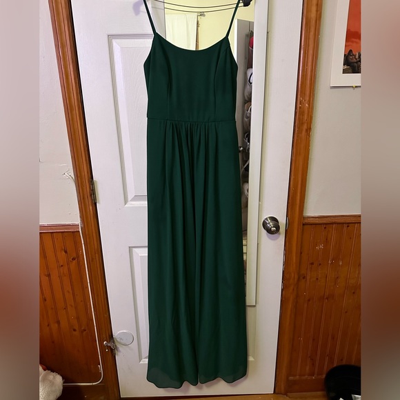 Green David’s Bridal Bridesmaids Dress - Picture 1 of 3